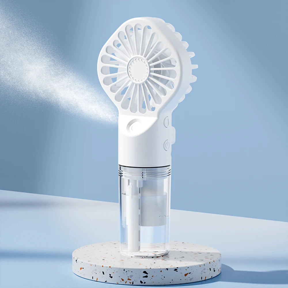 Portable Humidifier Fan Handheld Mist Fan Portable
