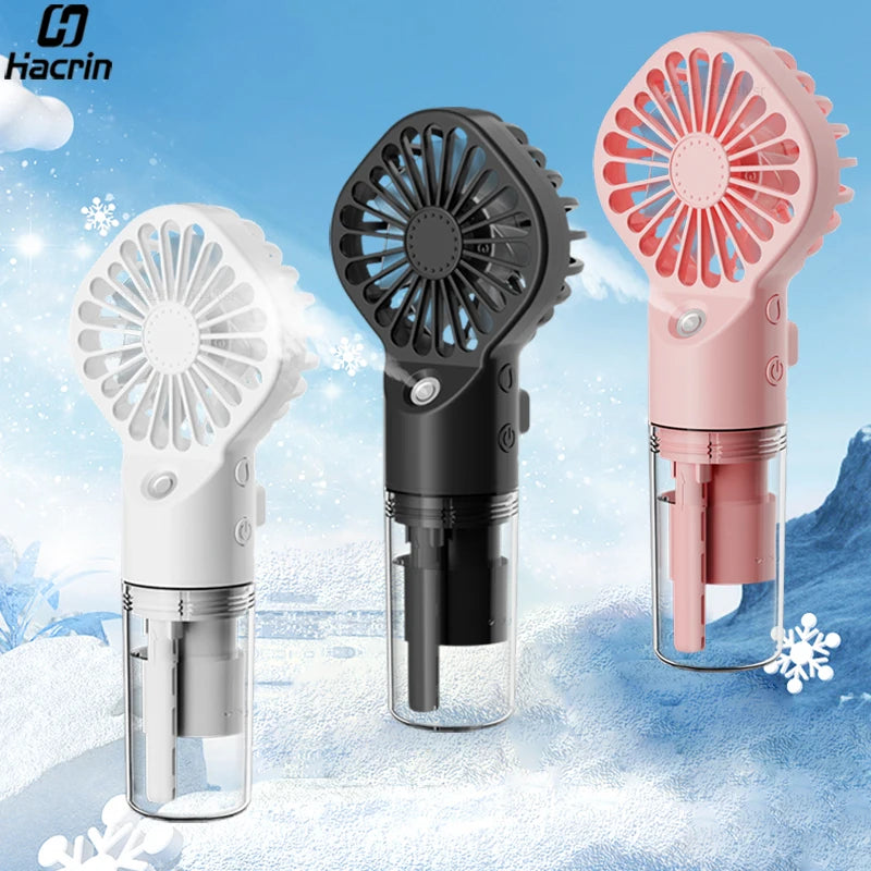 Portable Humidifier Fan Handheld Mist Fan Portable
