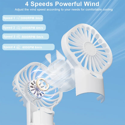 Portable Humidifier Fan Handheld Mist Fan Portable