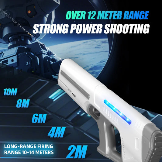 Toy Electric Water Gun Can Spray Water Continuously Automatically Suck Up Water And Has a Long Range
